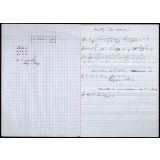 Cahier de musique et de chant