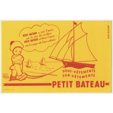 Buvard publicitaire. Petit Bateau. 