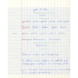 Cahier du jour
