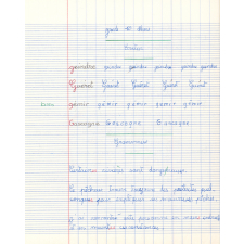 Cahier du jour