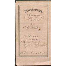 Ex-præmio - Pensionnat d'Ernemont à Saint-Saens