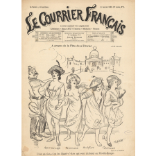 A propos de la Fête du 9 Février. / C'est un rien, c'est les Quatr'–z'–Arts qui vont chahuter au Moulin–Rouge.