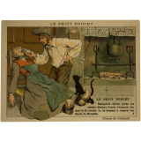 Cartes réclame. Alcool de Menthe de Ricqlès. Le petit Poucet.