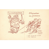 Chantier des Jumeaux. - Oh!… sûr qui pèse 50 çui–là. - Pis… l'explose pas.