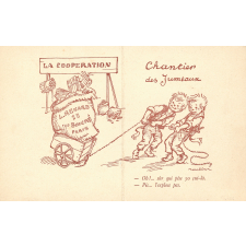 Chantier des Jumeaux. - Oh!… sûr qui pèse 50 çui–là. - Pis… l'explose pas.