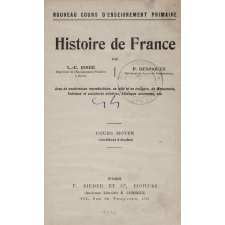 Histoire de France. Cours moyen (Certificat d'études). Petite Histoire de l'Algérie.