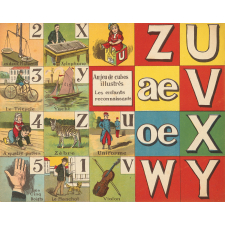 Au jeu de cubes illustrés. Les enfants reconnaissants.