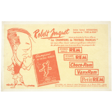Buvard publicitaire. Biscuit Rem. Robert Jonquet.