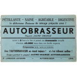 Buvard publicitaire. L'Autobrasseur. 