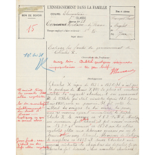 Concours d'histoire de France : exposer les fautes du gouvernement de Charles X