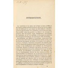 Dictionnaire historique des institutions, mœurs et coutumes de la France. Première partie. Seconde partie.