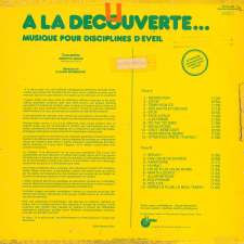 A la découverte... Musique pour disciplines d'éveil