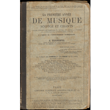 La première année de musique : solfège et chants : leçons, résumés, 154 exercices, 55 choeurs à l'unisson ou à deux parties, 50 devoirs, questionnaires et lexique : à l'usage de l'enseignement élémentaire