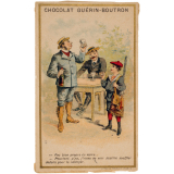 Cartes réclame. Chocolat Guérin-Boutron. Histoires drôles. 