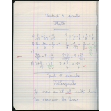Cahier du jour