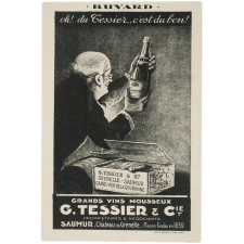 Buvard publicitaire. Grands vins mousseux G. Tessier & Cie.