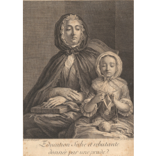 Éducation sèche et rebutante donnée par une prude.