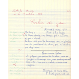 Cahier du jour