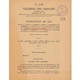 Chambre des Députés. Proposition de loi tendant à organiser la protection sociale de la maternité et de l'enfance par la création de la Caisse nationale de la maternité, l'institution de l'éducation sexuelle, le retour à la liberté en matière de propagande et de prophylaxie anticonceptionnelle et la légalisation de l'avortement.