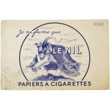 Buvard publicitaire. Papiers à cigarettes Le Nil.