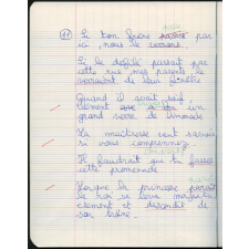 Cahier du jour