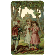 Cartes réclame. Chocolat de l'Univers, Papier Canari. Contes pour enfants. 
