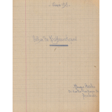 Cahier de mathématiques.