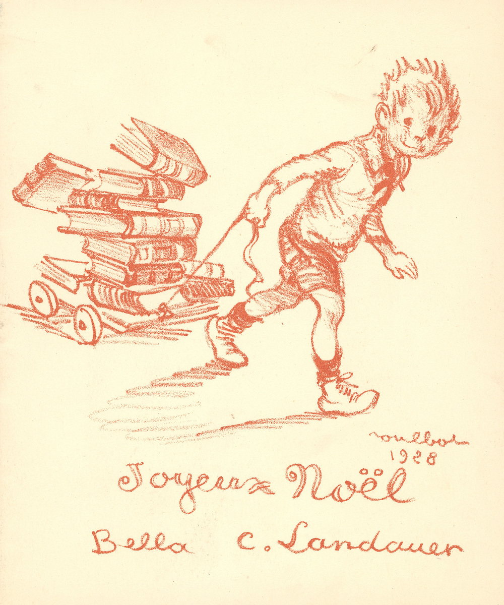 Carte de Noël. 
