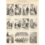 La rentrée au collège le 5 octobre 1850, par A.
Dulong.