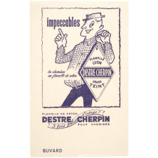 Buvard publicitaire. Destre Cherpin.