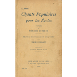 Chants populaires pour les écoles. 2e série