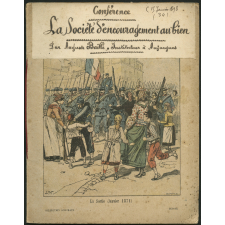 Conférence populaire. 15 janvier 1898. La Société d'encouragement au bien
