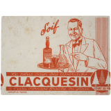Buvard publicitaire. Clacquesin. Le plus sain des apéritifs.