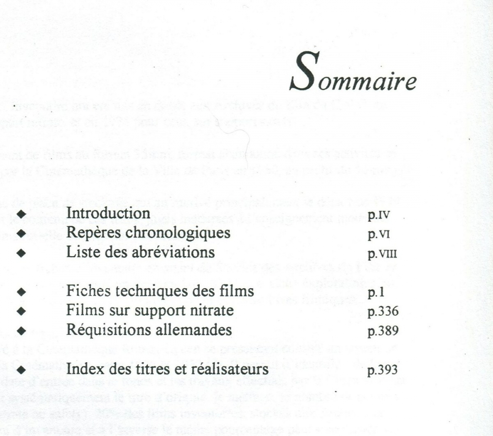 Inventaire des films d'archives de la Cinémathèque Robert-Lynen de la Ville de Paris (1926-1950)