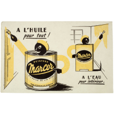 Buvard publicitaire. Peinture Marcor.