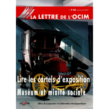 Lire les cartels d'exposition ; Muséum et mixité sociale