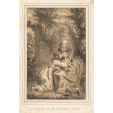 Berquin. Le Bouquet qui ne se flétrit jamais. La Poule. L'Ami des Enfants de Berquin. Illustrations.
