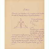 Cahier de mathématiques