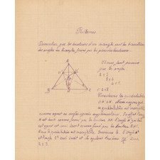 Cahier de mathématiques