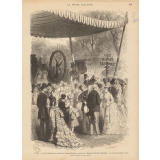 La Fête villageoise au concert des Champs-Elysées au profit de la Charité maternelle. La tombola pendant le jour.