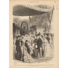 La Fête villageoise au concert des Champs-Elysées au profit de la Charité maternelle. La tombola pendant le jour.