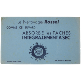 Buvard publicitaire. Teintureries Nettoyage Rossel.