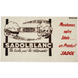 Buvard publicitaire. Sadolblanc.