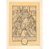 Vitrail allégorique (1589), actuellement à la bibliothèque de Strasbourg. Le Moyen Age et la Renaissance - Universités. 