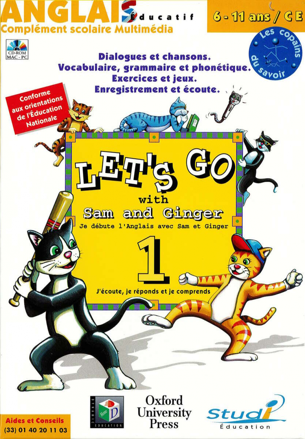 Let's go with Sam and Ginger. Niveau 1