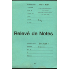 Relevé de notes