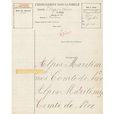 Devoir d'écriture