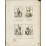 Planche de saintetés. 