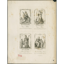 Planche de saintetés.