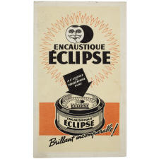 Buvard publicitaire. Encaustique Éclipse.